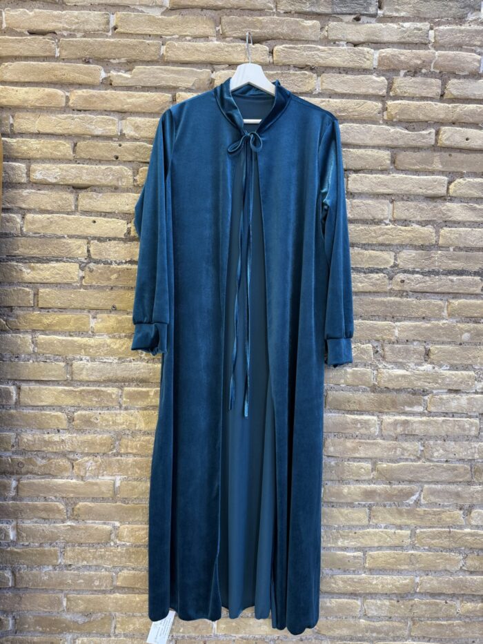 Abrigo Coquette petróleo